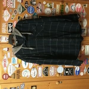 Vans Flannel Hoodie Shirt XXL